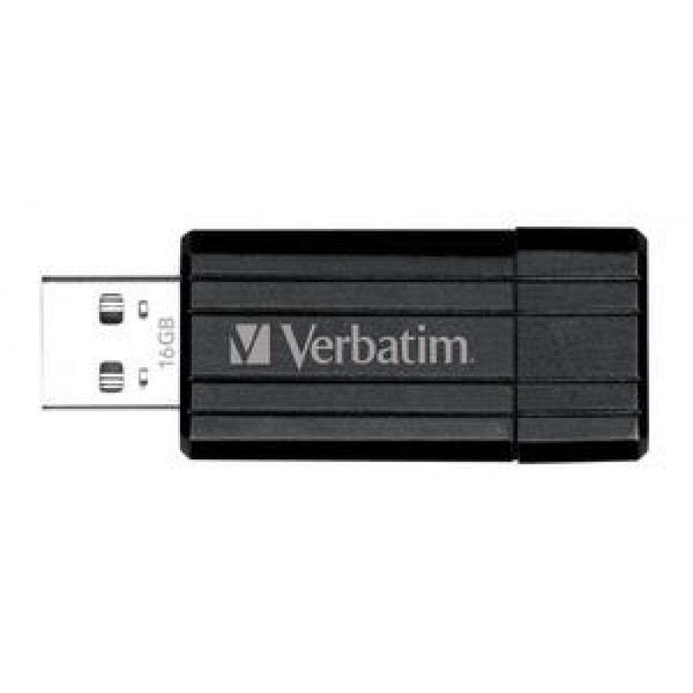 Verbatim Store n Go 16GB Pinstripe USB 2.0 black Computers & Office